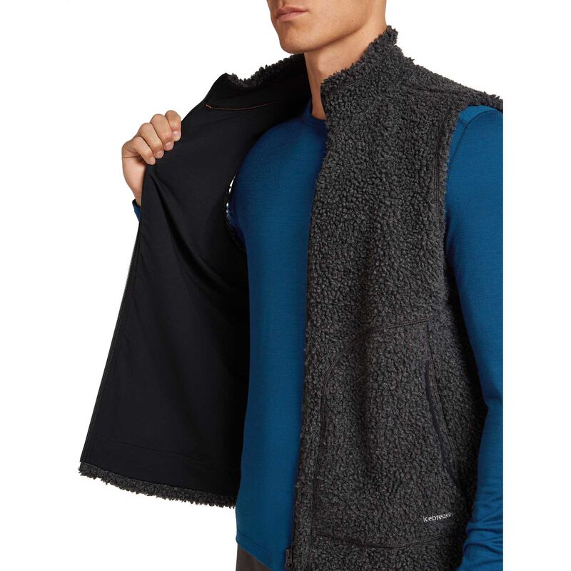 Icebreaker M Merino Blend 960 RealFleece High Pile Vest image number 7